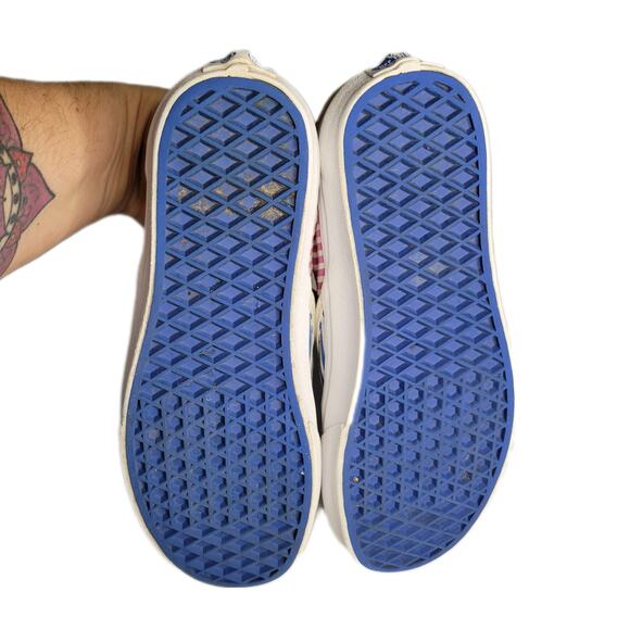 Vans Classic Slip On Deck Club Mixed Stripes Multicolor Sneakers sz 7 (women's) - Picture 8 of 10